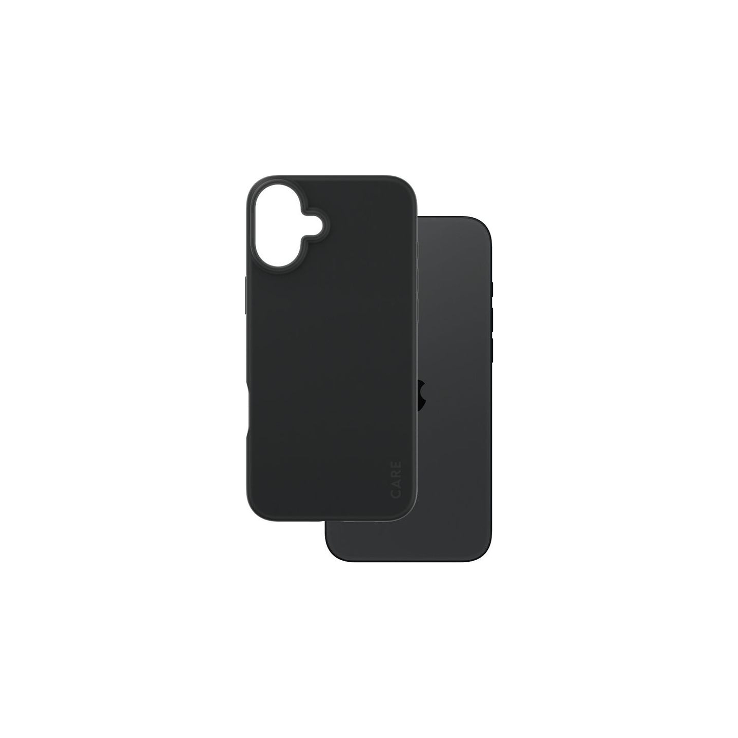 Care by PanzerGlass Case Fashion | Back protection | Apple | iPhone 16 Plus | Recycled plastic | Black