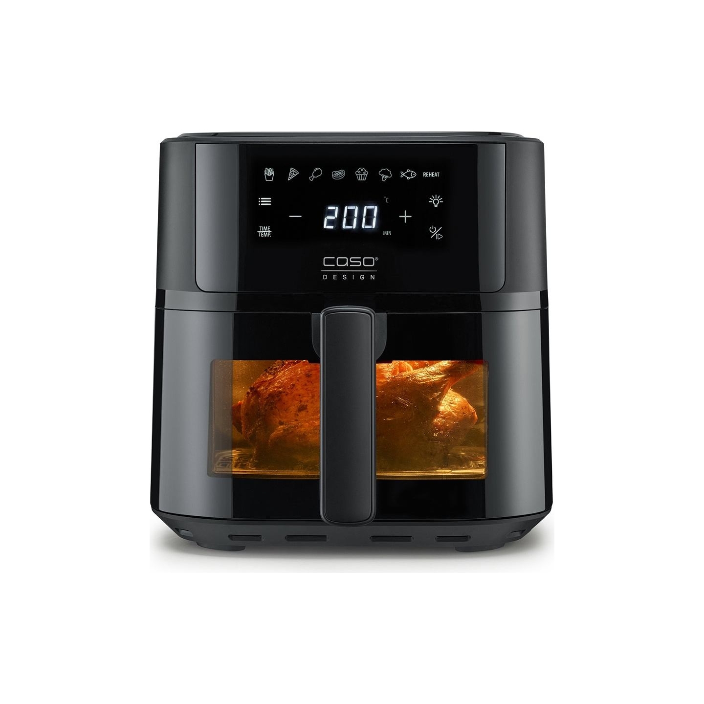 Caso Designer Air Fryer | AirFry 6.0 | Power 1700 W | Capacity 6 L | Black