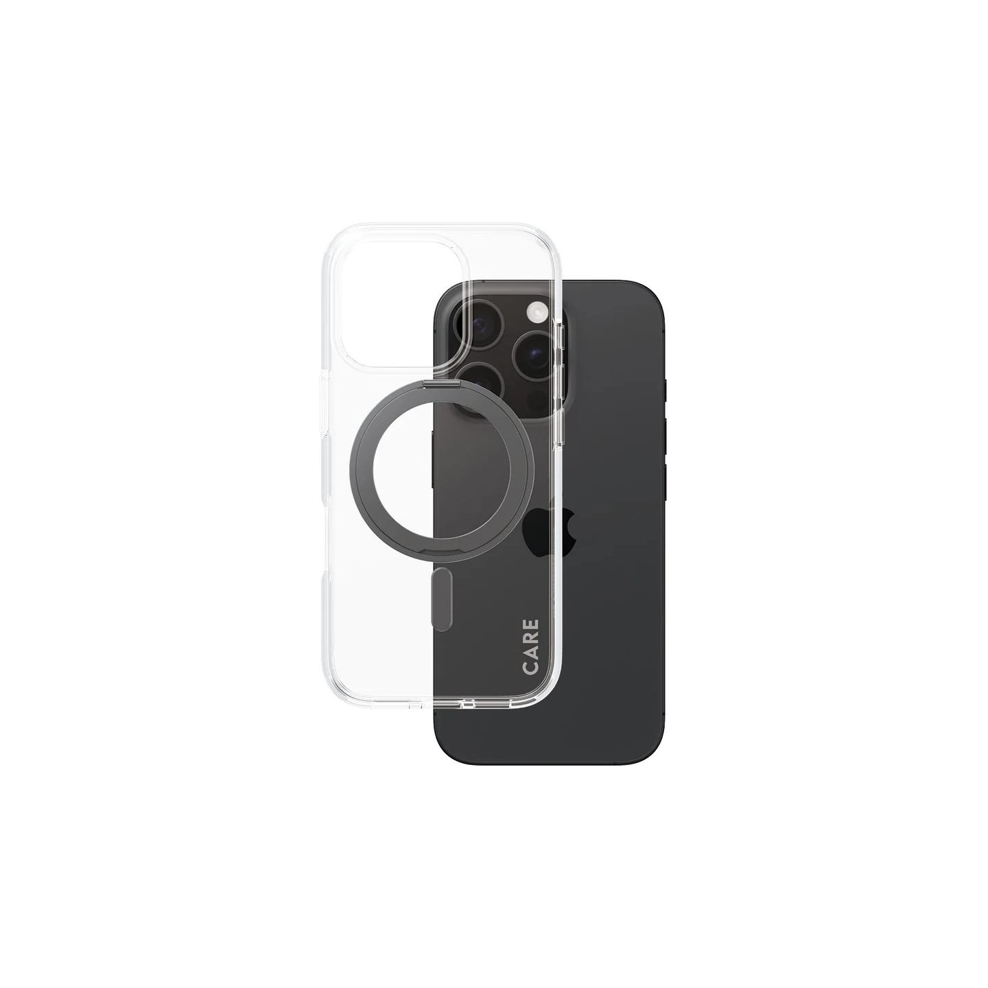 Care Feature Case | Back cover | Apple | iPhone 16 Pro | Recycled plastic | Transparent | MagSafe