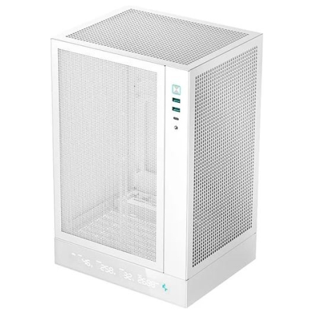Deepcool PC Gaming Case | CH170 DIGITAL | White | Mini ITX | ATX PS2
