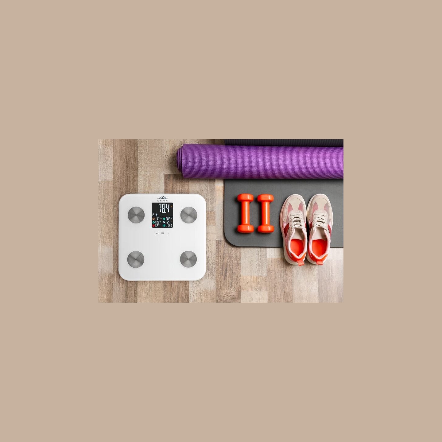 ETA Personal Scale | ETA378190000 Lena | Maximum weight (capacity) 180 kg | Accuracy 100 g | Body Mass Index (BMI) measuring | W