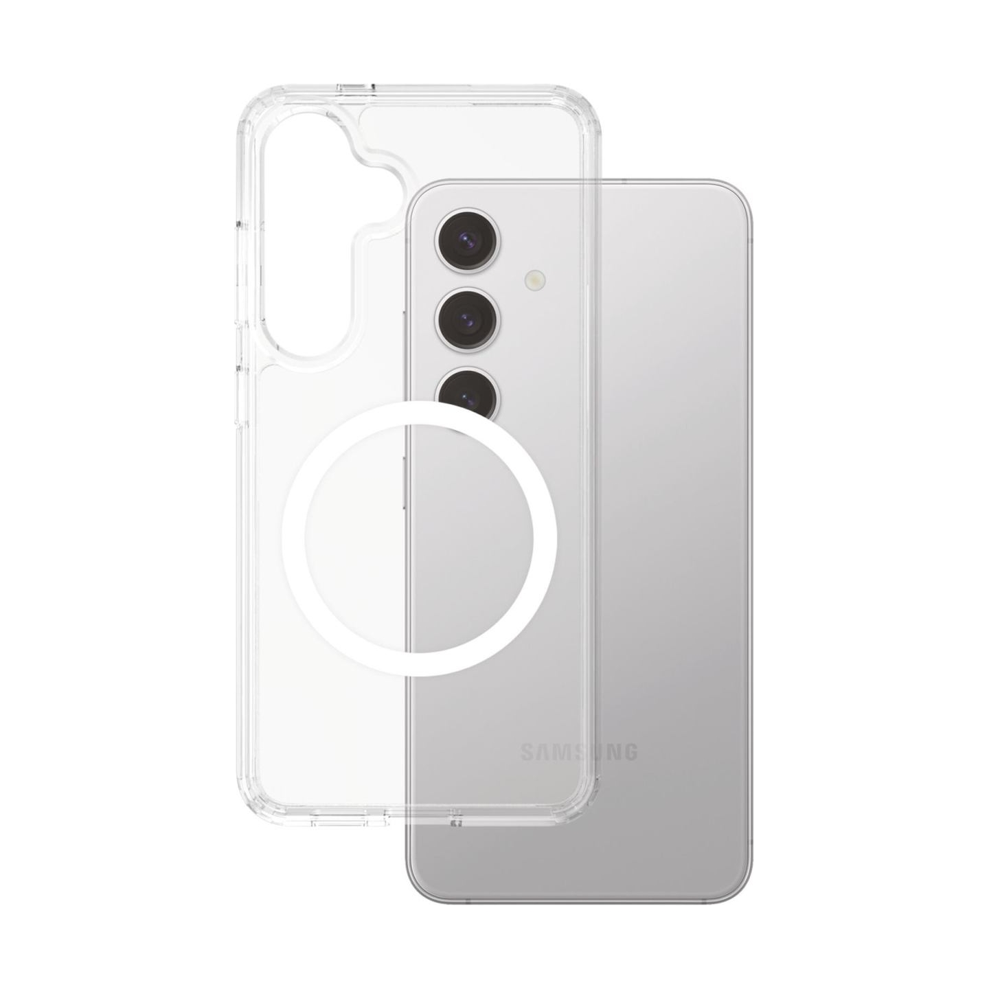 Care Back protection | Samsung | Galaxy S25+ | Recycled plastic | White