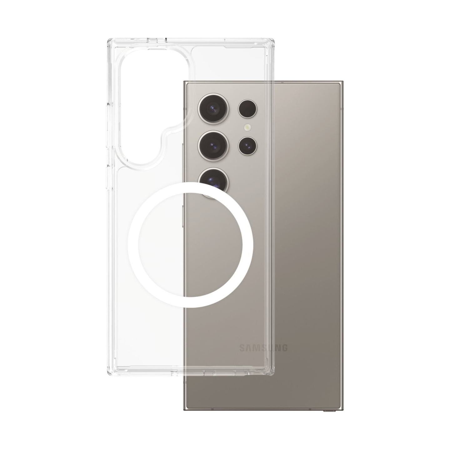 Care Back protection | Samsung | Galaxy S25 Ultra | Recycled plastic | White