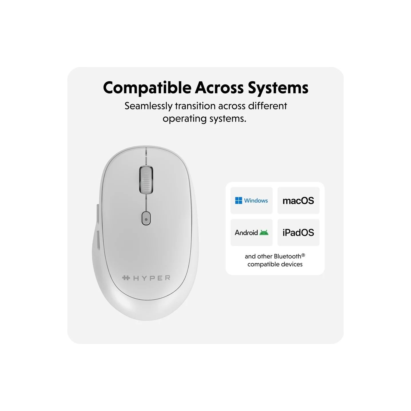 Hyper Next Bluetooth Mouse | Wireless | White
