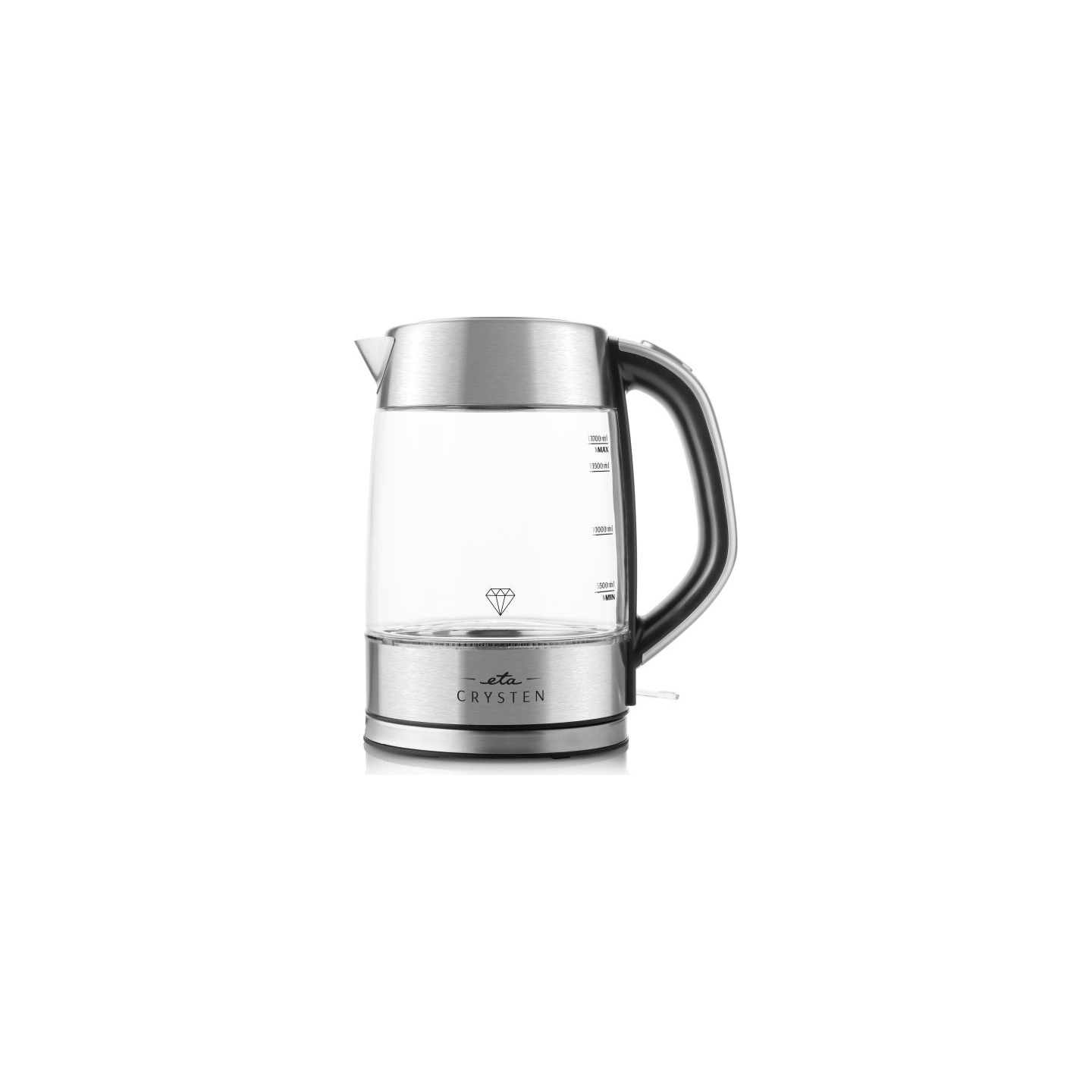 ETA Kettle | ETA415490000 Crysten | Electric | 2100 W | 1.7 L | Glass | 360° rotational base | Glass
