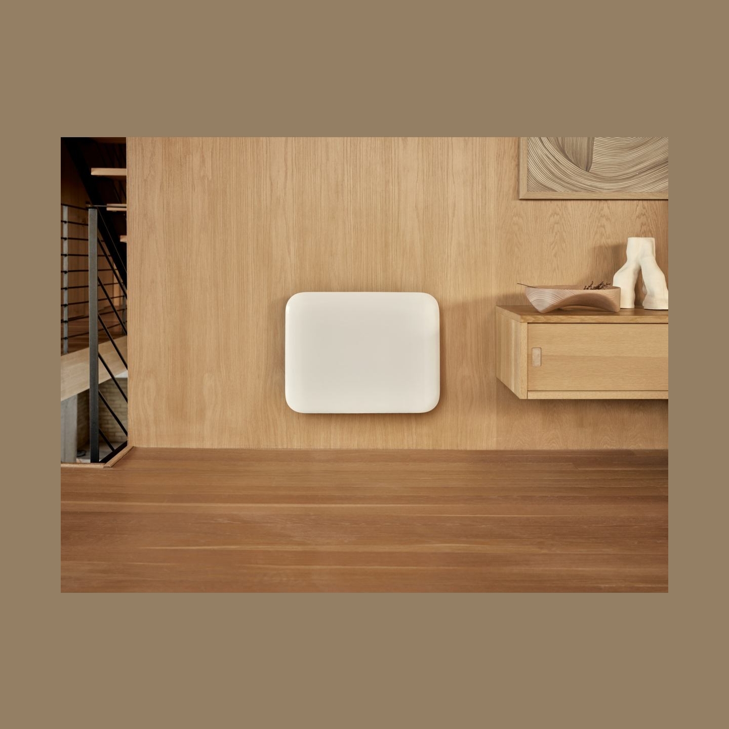 Mill Invisible Smart WiFi Heater | PA400WIFI4 | Panel Heater | 400 W | Suitable for rooms up to 4-6 m² | White | IPX4