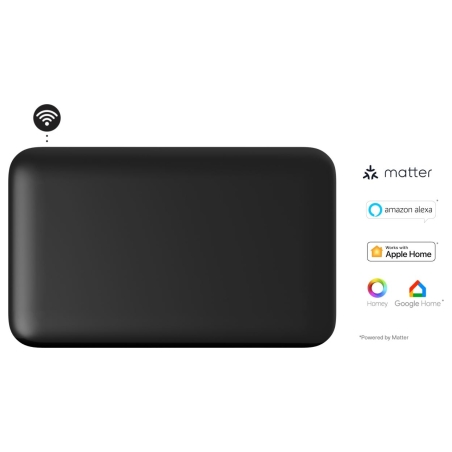 Mill Invisible Smart WiFi Panel Heater | PA700WIFI4B | Panel Heater | 700 W | Suitable for rooms up to 9-12 m² | Black | IPX4