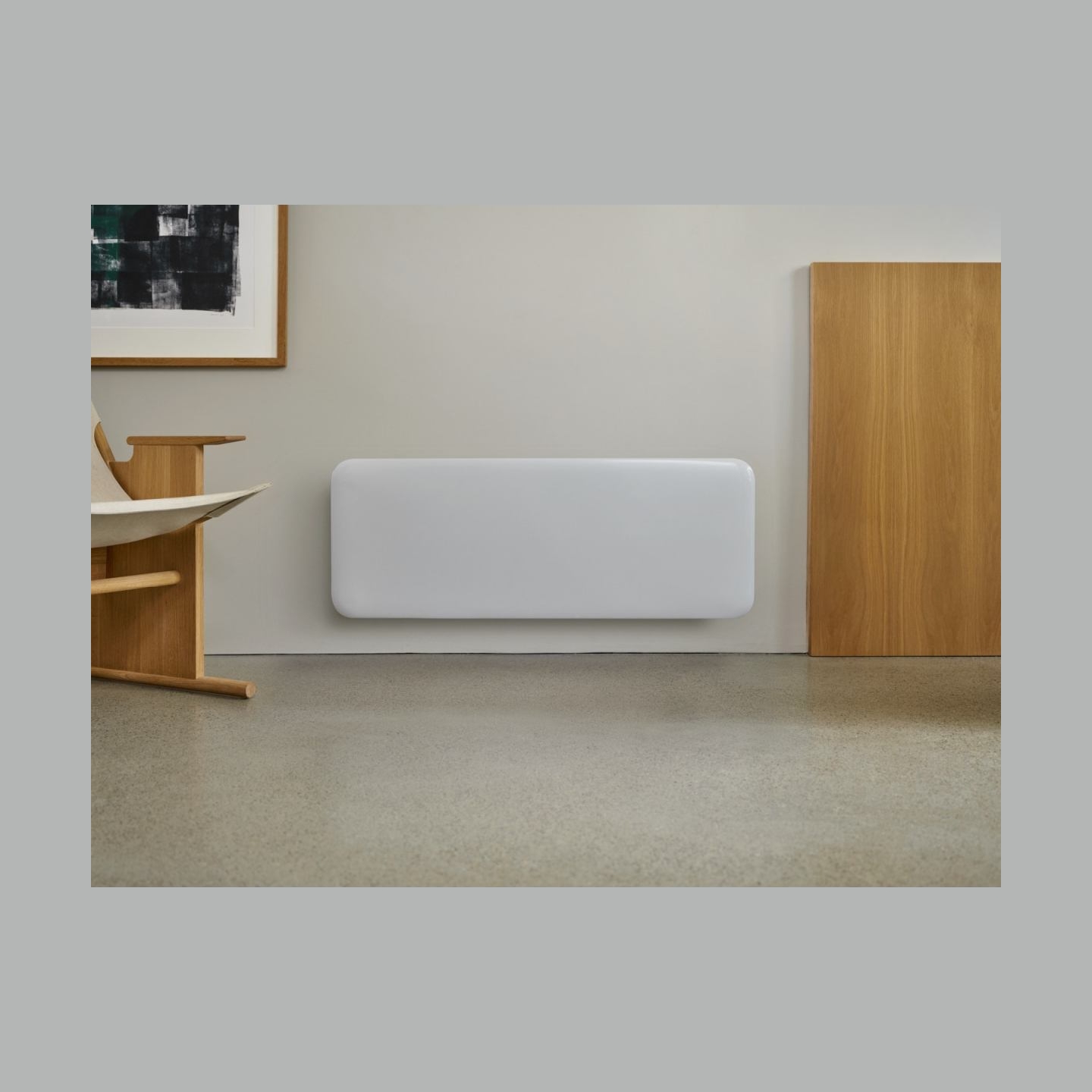 Mill Invisible Smart WiFi Heater | PA1300WIFI4 | Panel Heater | 1300 W | Suitable for rooms up to 15-19 m² | White | IPX4