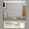 Mill Invisible Smart WiFi Heater | PA1300WIFI4 | Panel Heater | 1300 W | Suitable for rooms up to 15-19 m² | White | IPX4