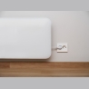 Mill Invisible Smart WiFi Heater | PA1500WIFI4 | Panel Heater | 1500 W | Suitable for rooms up to 18-22 m² | White | IPX4