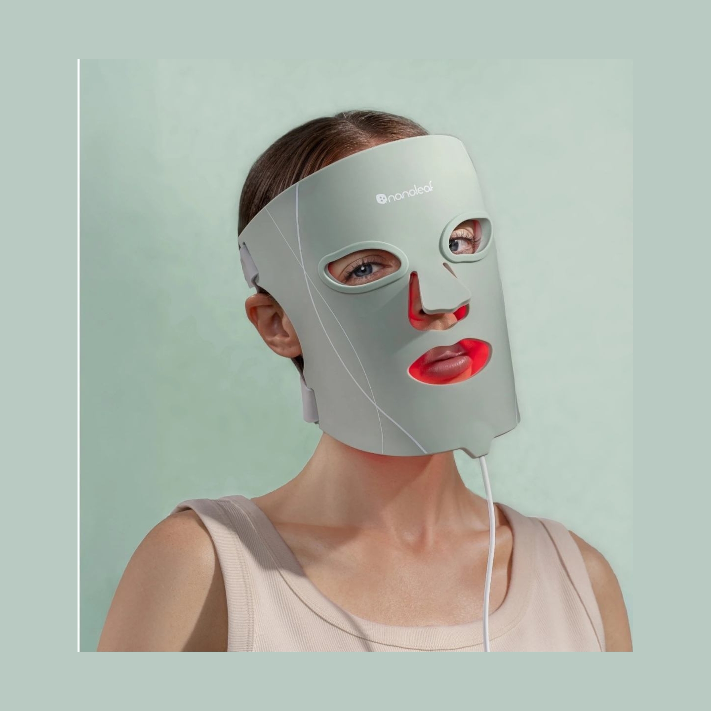 Nanoleaf | LED Light Therapy Face Mask | NLEDK00-1TFM | Green