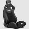 Next Level Racing | PU Leather and Suede | Reclining Seat | ERS4 Elite PU Leather & Suede Edition | Black