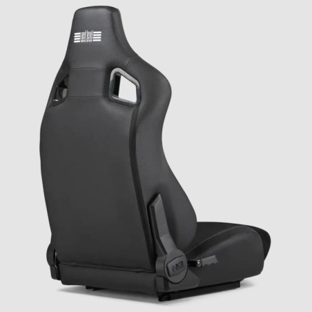Next Level Racing | PU Leather and Suede | Reclining Seat | ERS4 Elite PU Leather & Suede Edition | Black
