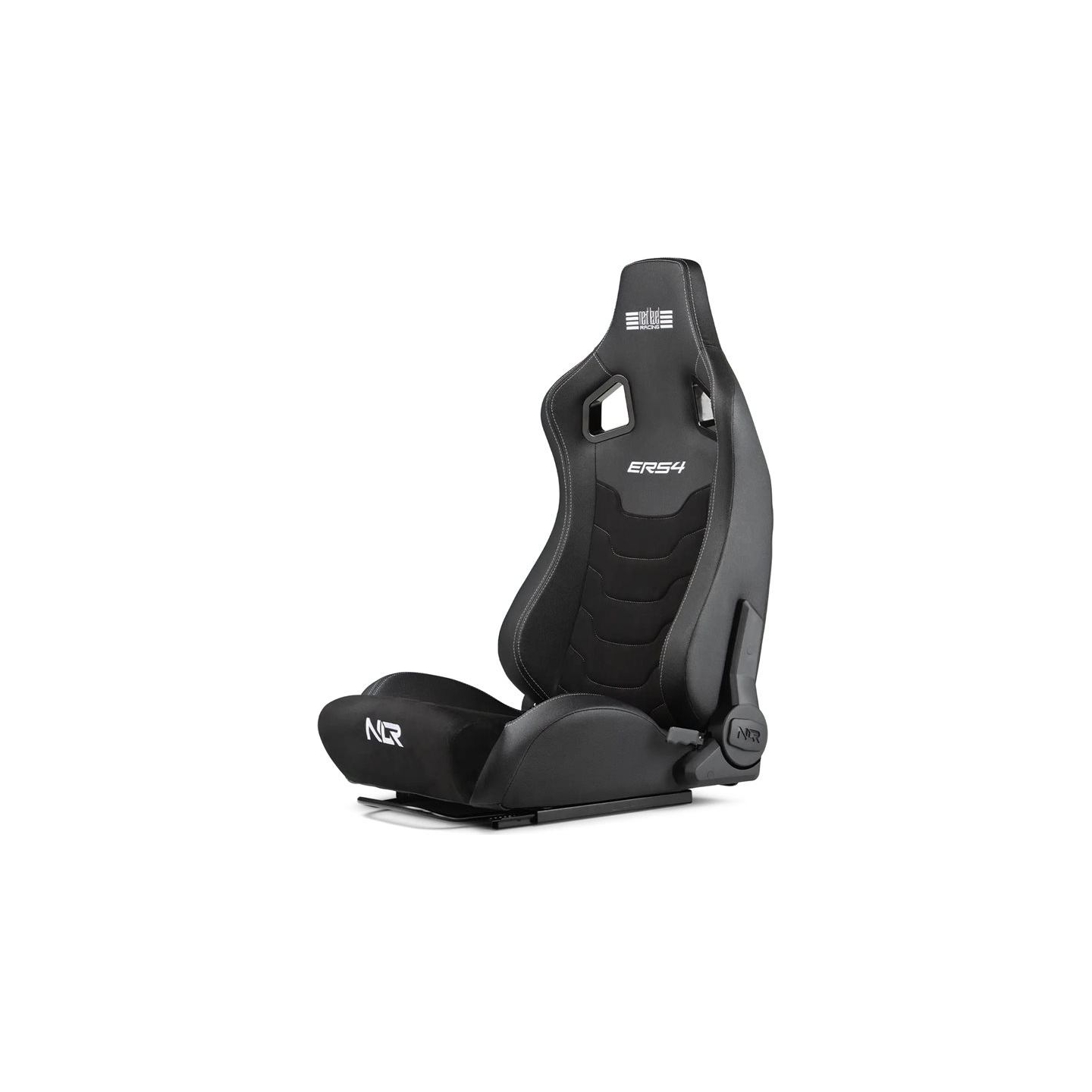 Next Level Racing | PU Leather and Suede | Reclining Seat | ERS4 Elite PU Leather & Suede Edition | Black