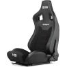 Next Level Racing | PU Leather and Suede | Reclining Seat | ERS4 Elite PU Leather & Suede Edition | Black