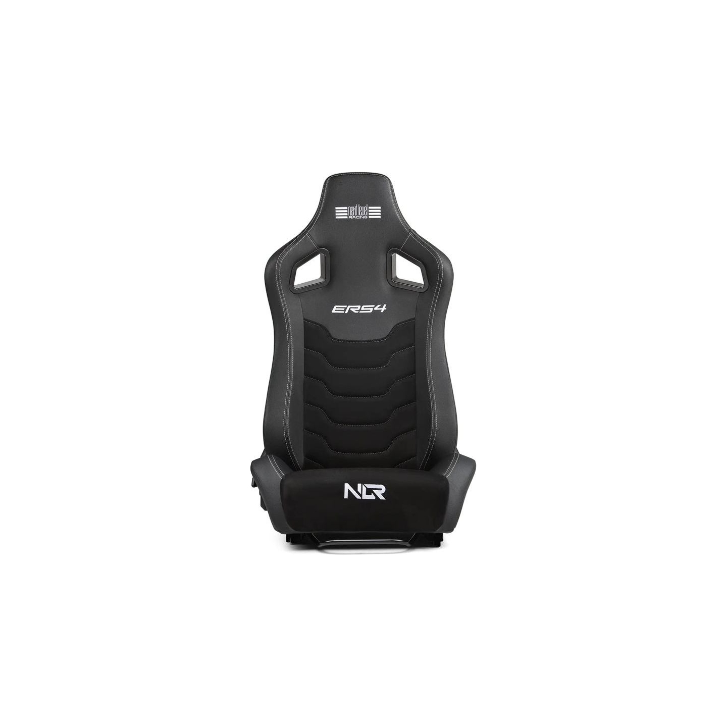 Next Level Racing | PU Leather and Suede | Reclining Seat | ERS4 Elite PU Leather & Suede Edition | Black