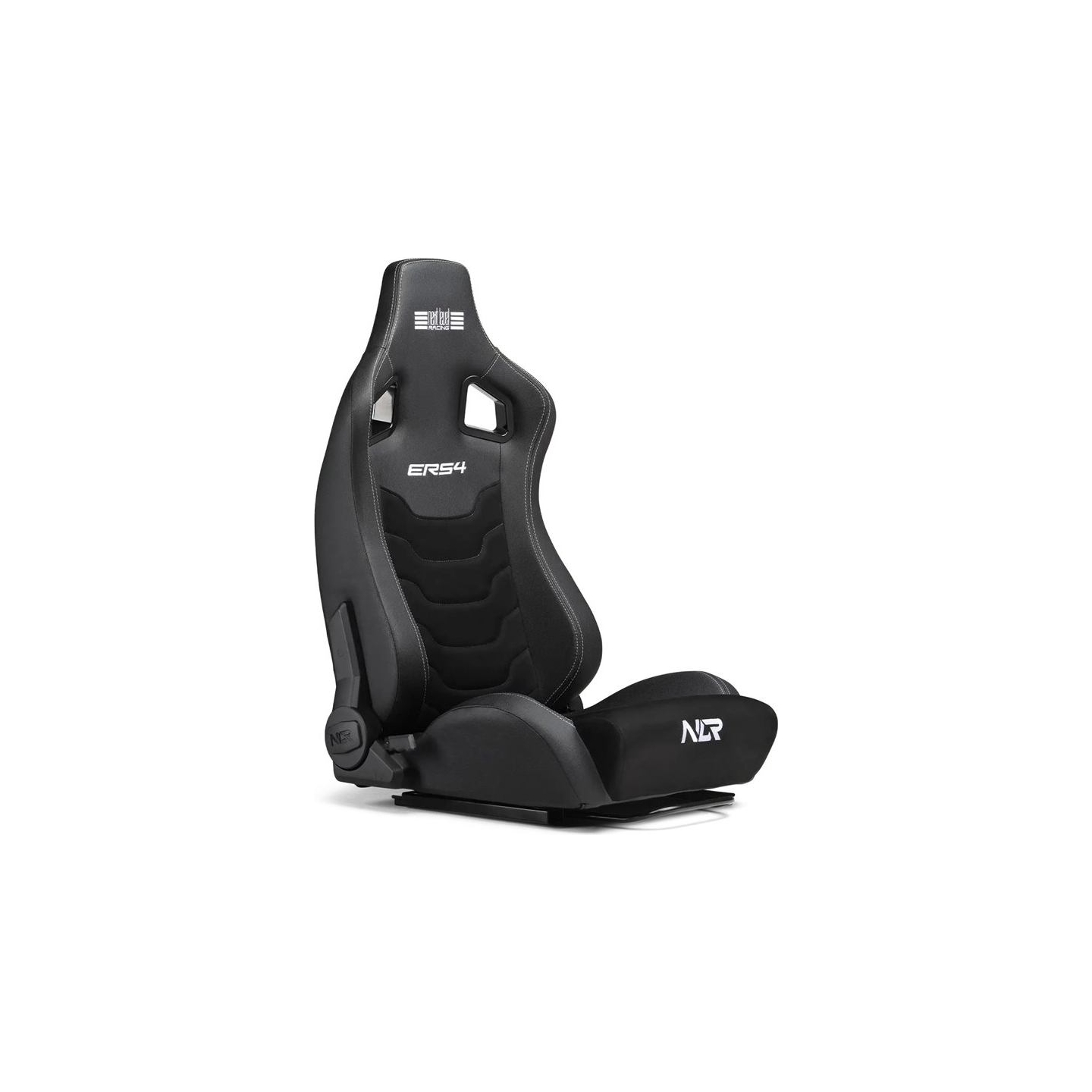 Next Level Racing | PU Leather and Suede | Reclining Seat | ERS4 Elite PU Leather & Suede Edition | Black