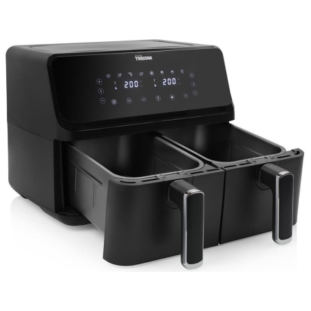 Tristar Double Basket Airfryer | FR-9026 | Power 2700 W | Capacity 8 L | Black