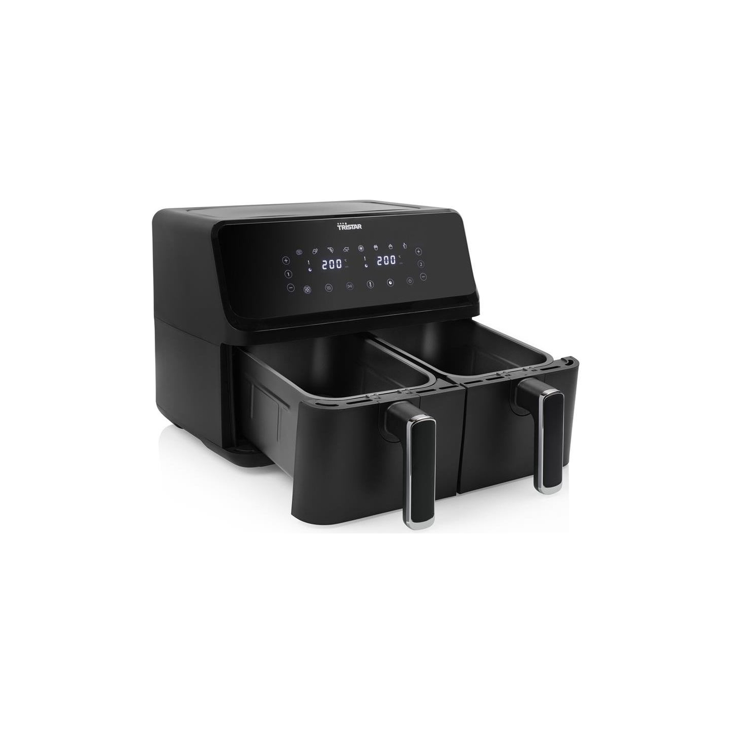 Tristar Double Basket Airfryer | FR-9026 | Power 2700 W | Capacity 8 L | Black