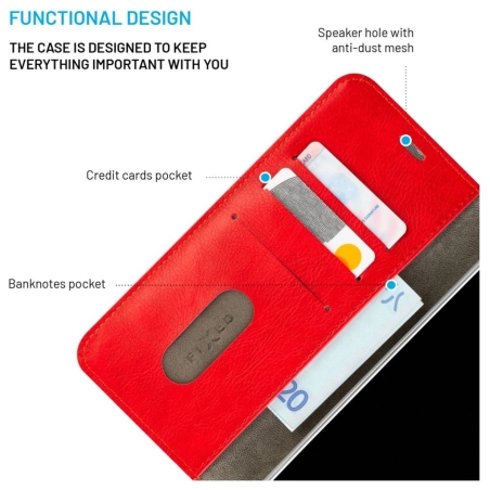 Fixed Opus | Book Case | Samsung | Galaxy A36 5G/A56 5G | Leather | Red