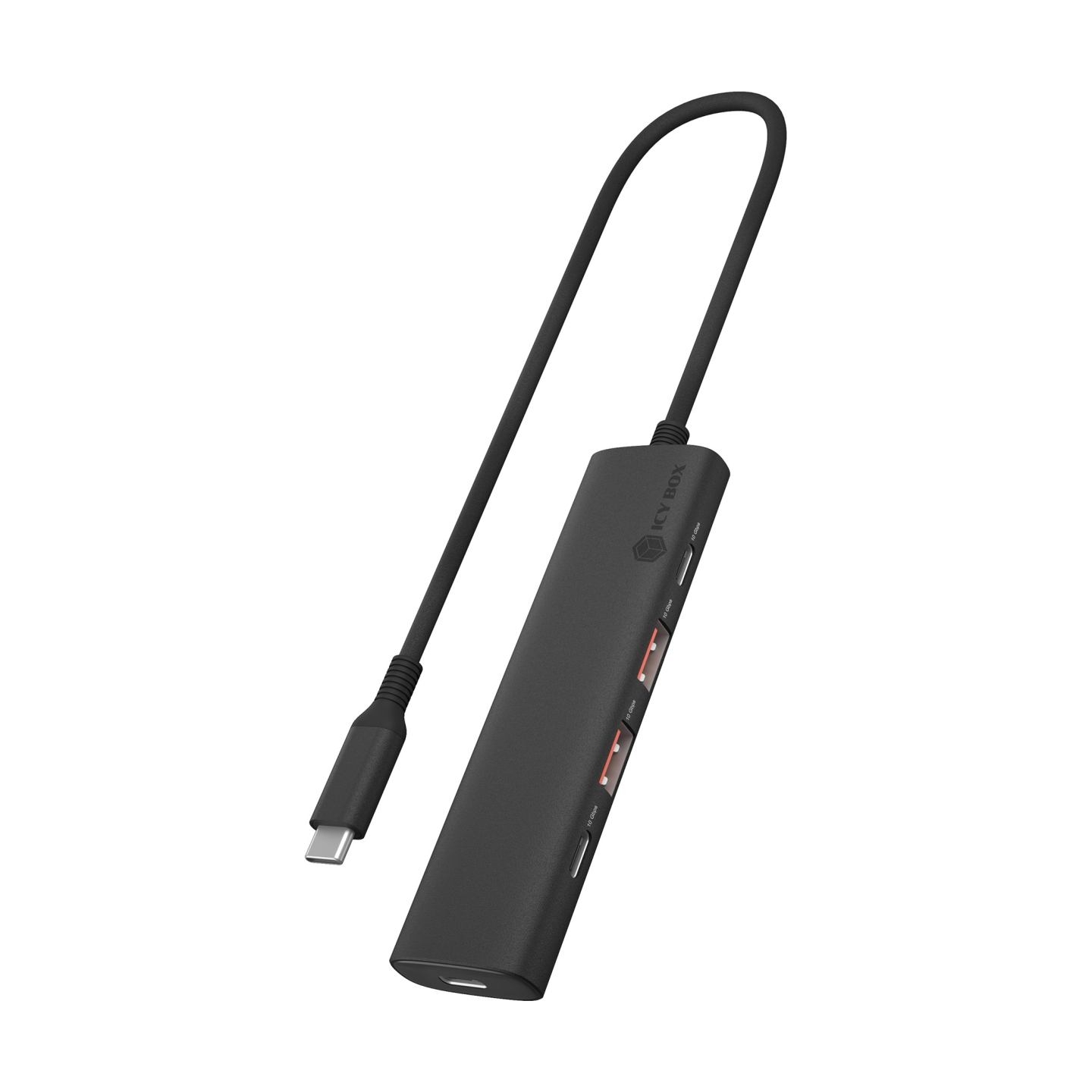 Raidsonic | 4-Port USB 3.2 Gen 2 Hub with Power Delivery | IB-HUB1437-CPD
