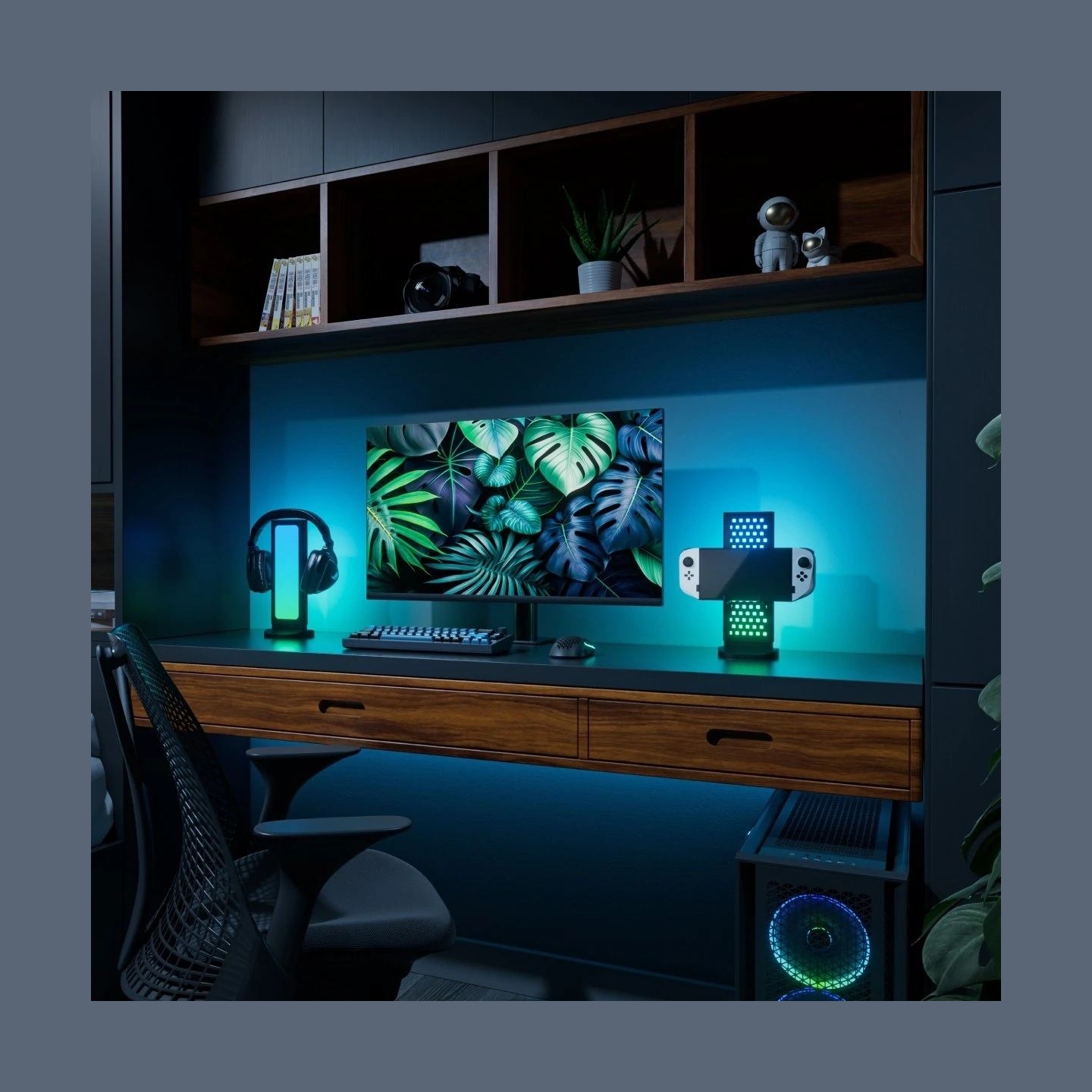 Nanoleaf Pegboard Desk Dock