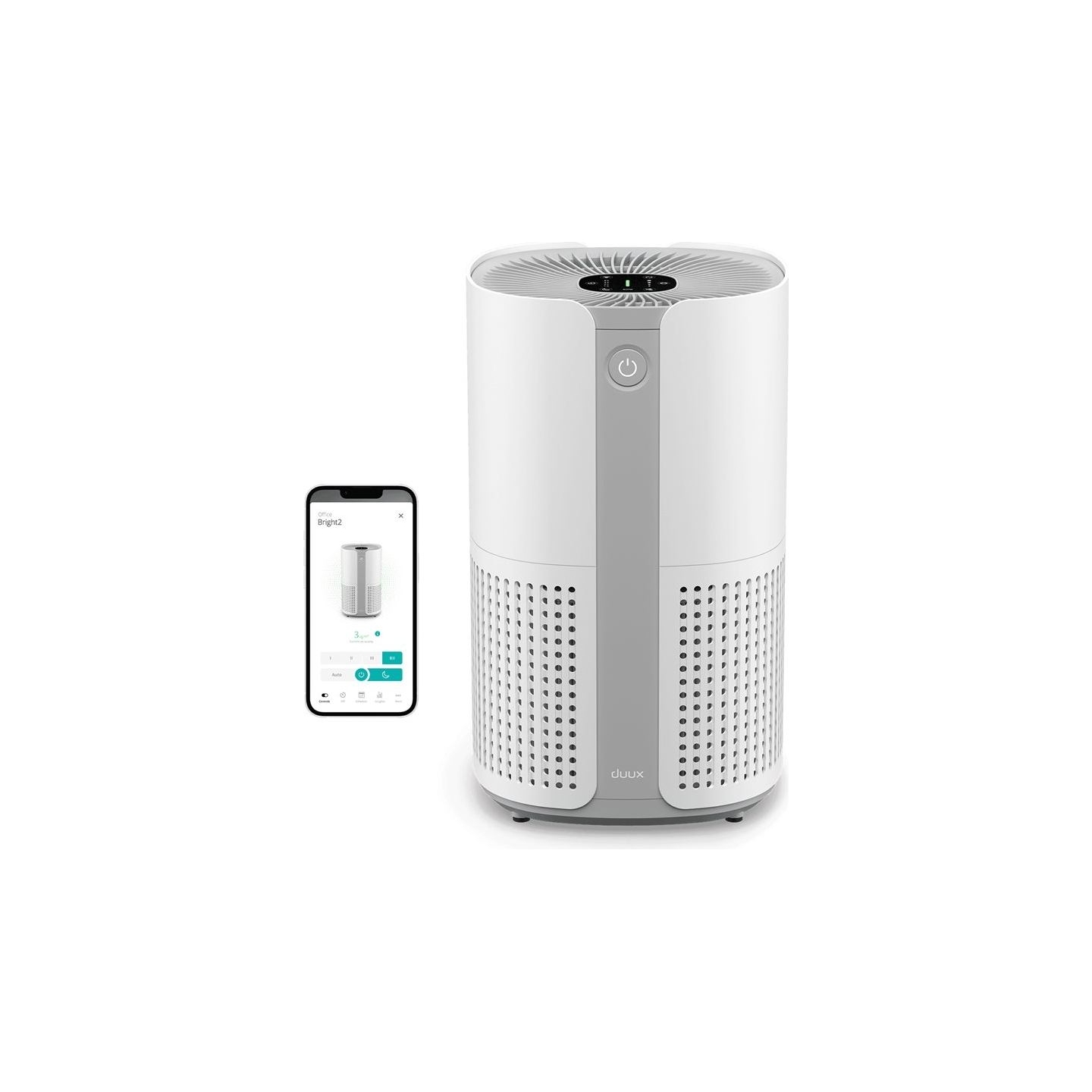 Duux Smart Air Purifier | Bright 2 | 22 W | Suitable for rooms up to 42 m² | White
