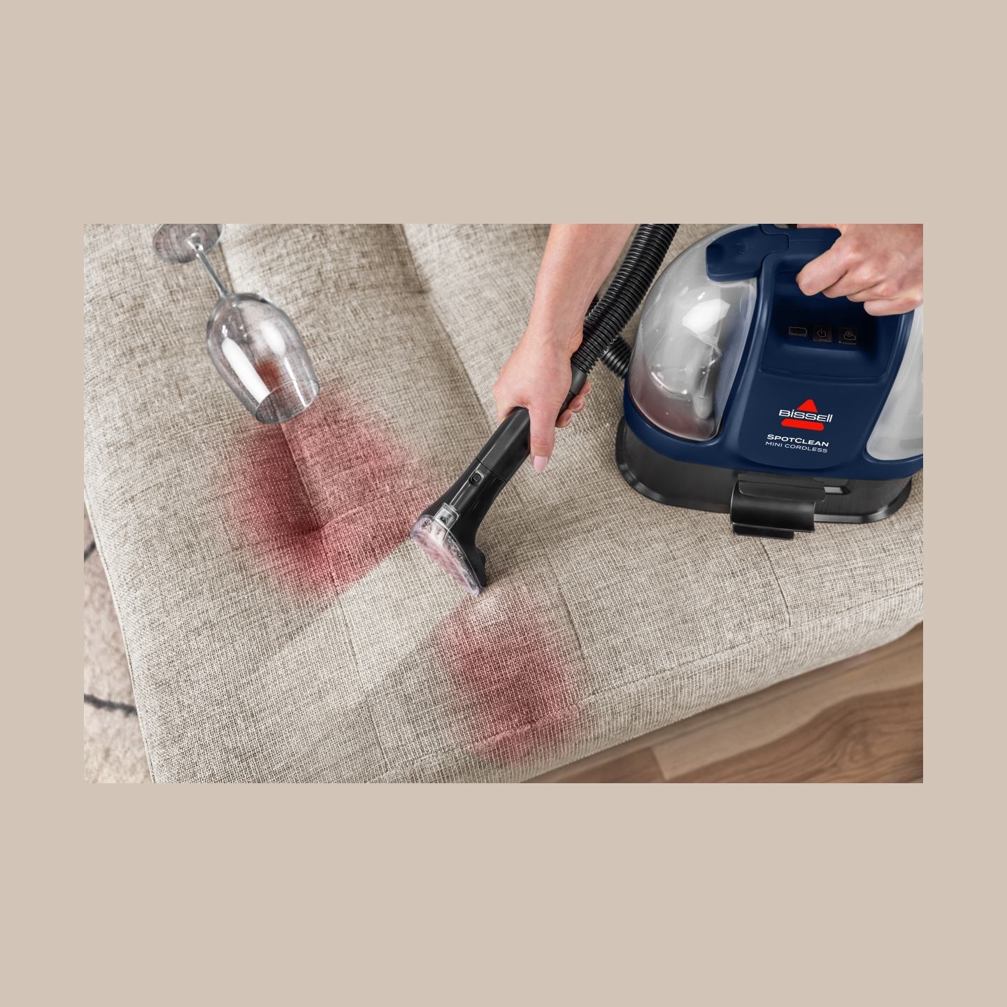 Bissell | Carpet and Upholstery Cleaner | SpotClean Mini | Cordless operating | Washing function | 165 W | 18 V | Operating time