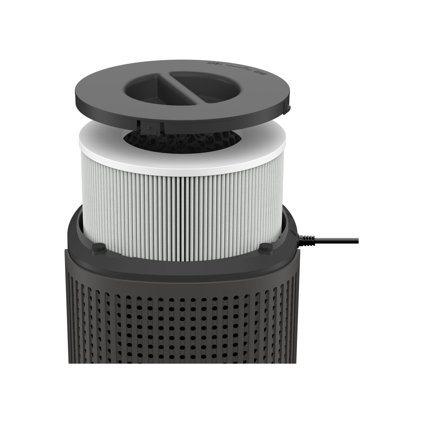 Duux Smart Air Purifier | Bright 2 | 4-22 W | Suitable for rooms up to 42 m² | Black