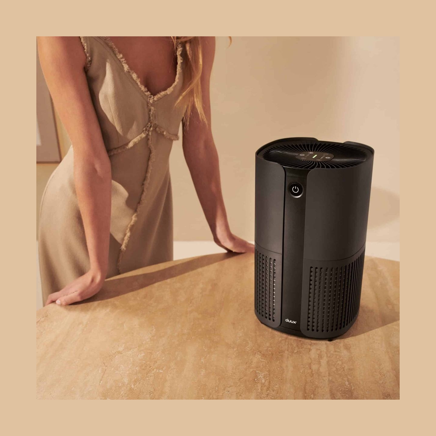 Duux Smart Air Purifier | Bright 2 | 4-22 W | Suitable for rooms up to 42 m² | Black