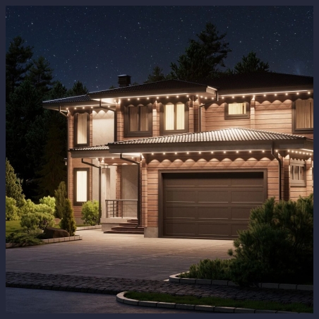 Nanoleaf Smart Multicolor Permanent Outdoor Lights Smarter Kit, 15m | 16+ Million Colours