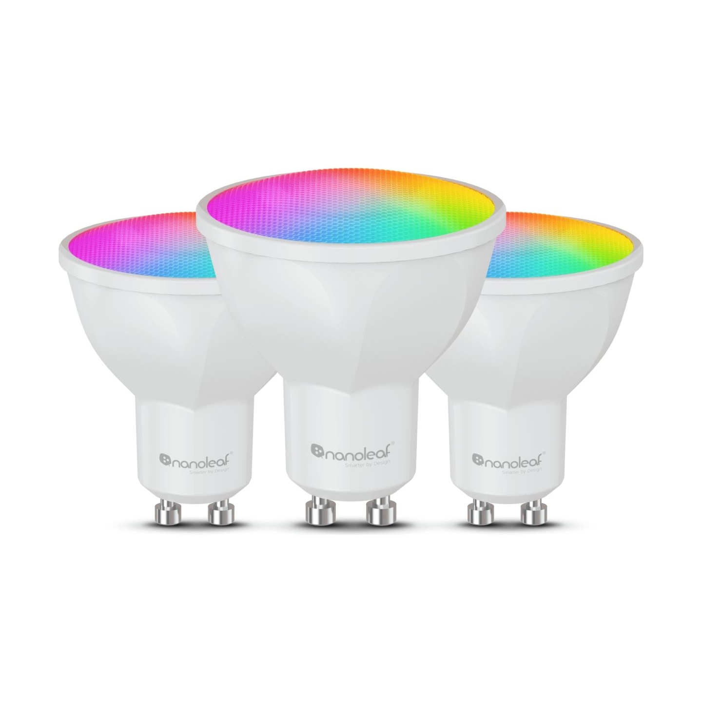 Nanoleaf Essentials Matter Wi-Fi Smart Bulb, 3pcs | GU10 | RGBCW