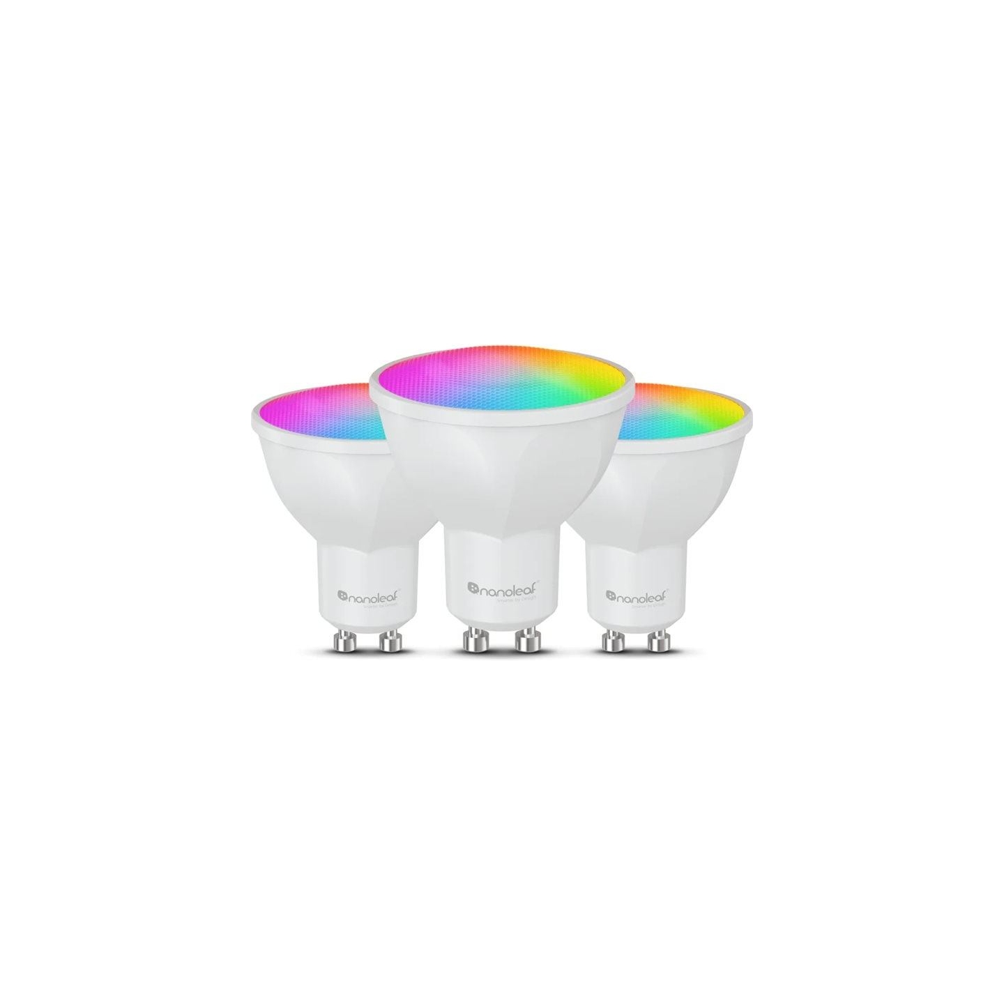 Nanoleaf Essentials Matter Wi-Fi Smart Bulb, 3pcs | GU10 | RGBCW