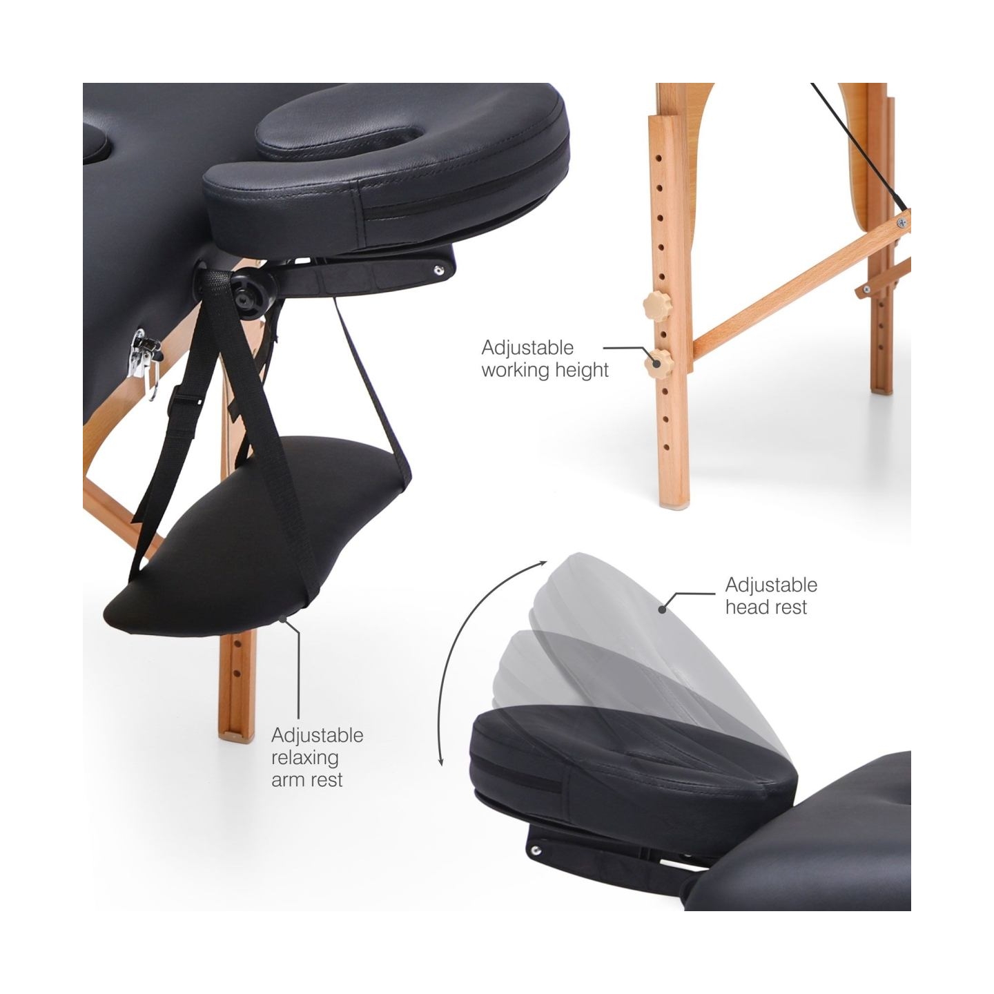RIO MATA-EU/1.0 Professional Ultra-Light Portable Massage Table
