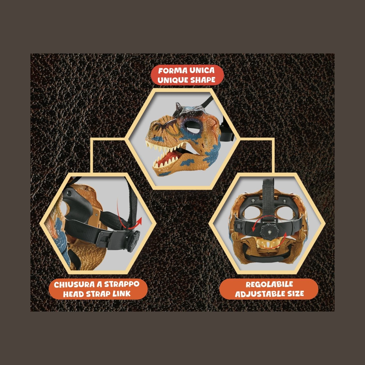 Koala Games G2604 Jurassic Mask (Random Color)