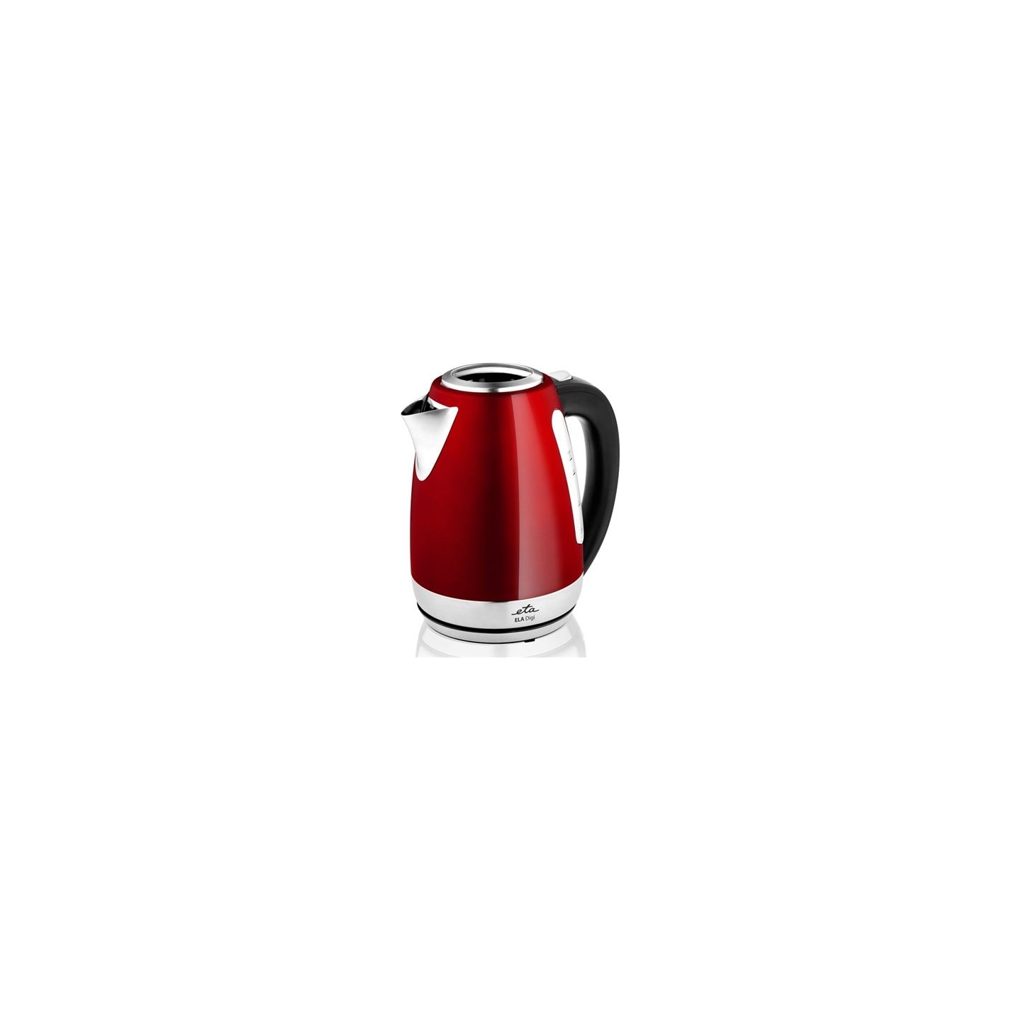ETA | Kettle | Ela Digi ETA959890010 | Electric | 2200 W | 1.7 L | Stainless steel | 360° rotational base | Red