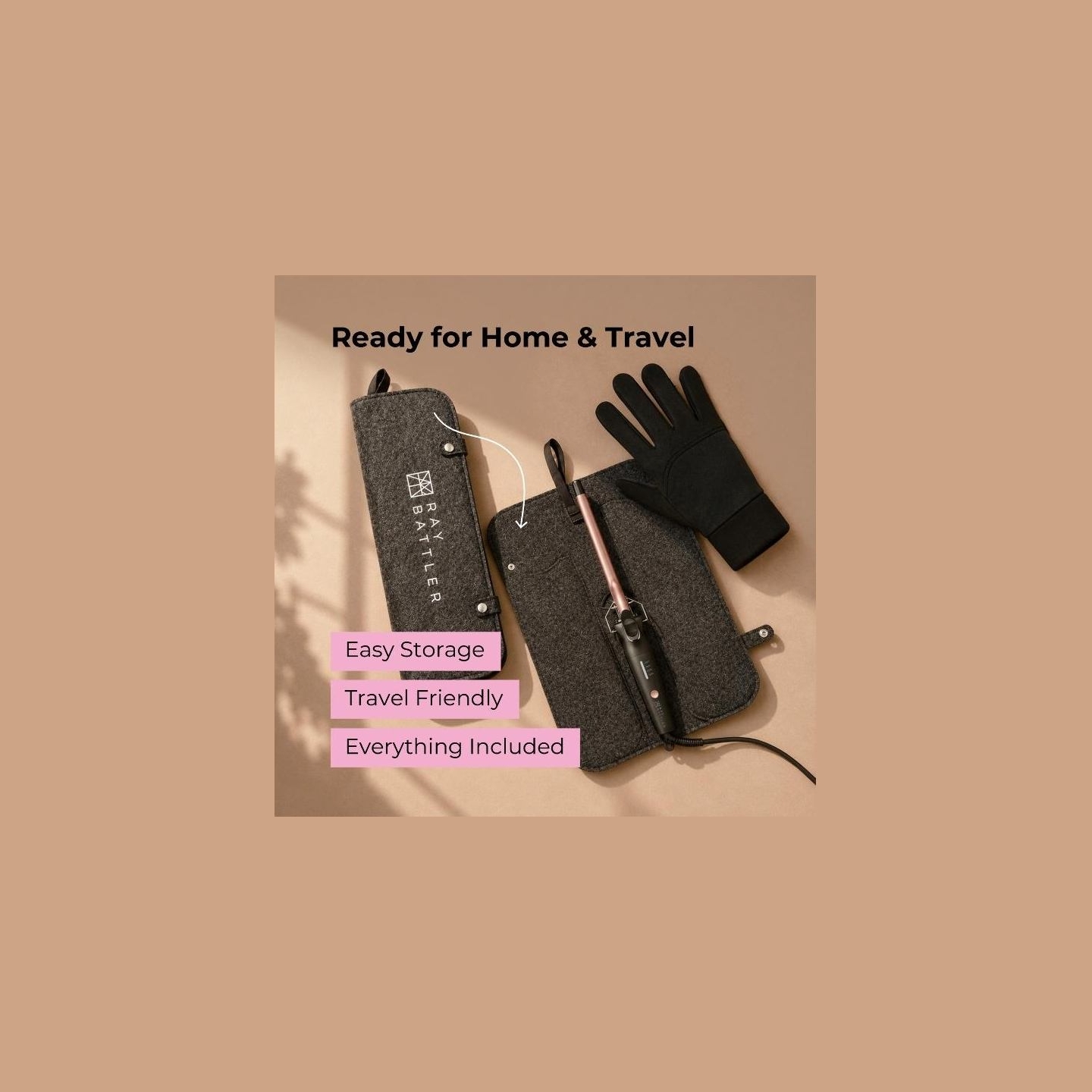 Ray Battler RB 6565 Hair Curler HS-7610 13 mm
