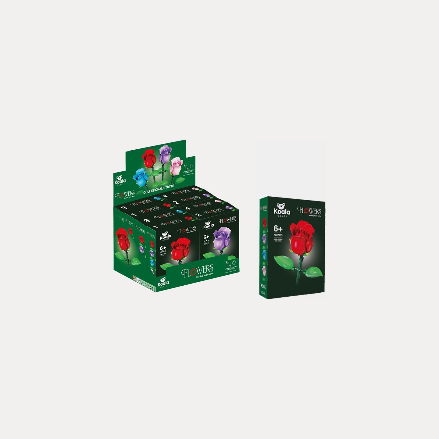 Koala Games G2671 Rose Blocks (Random Color)