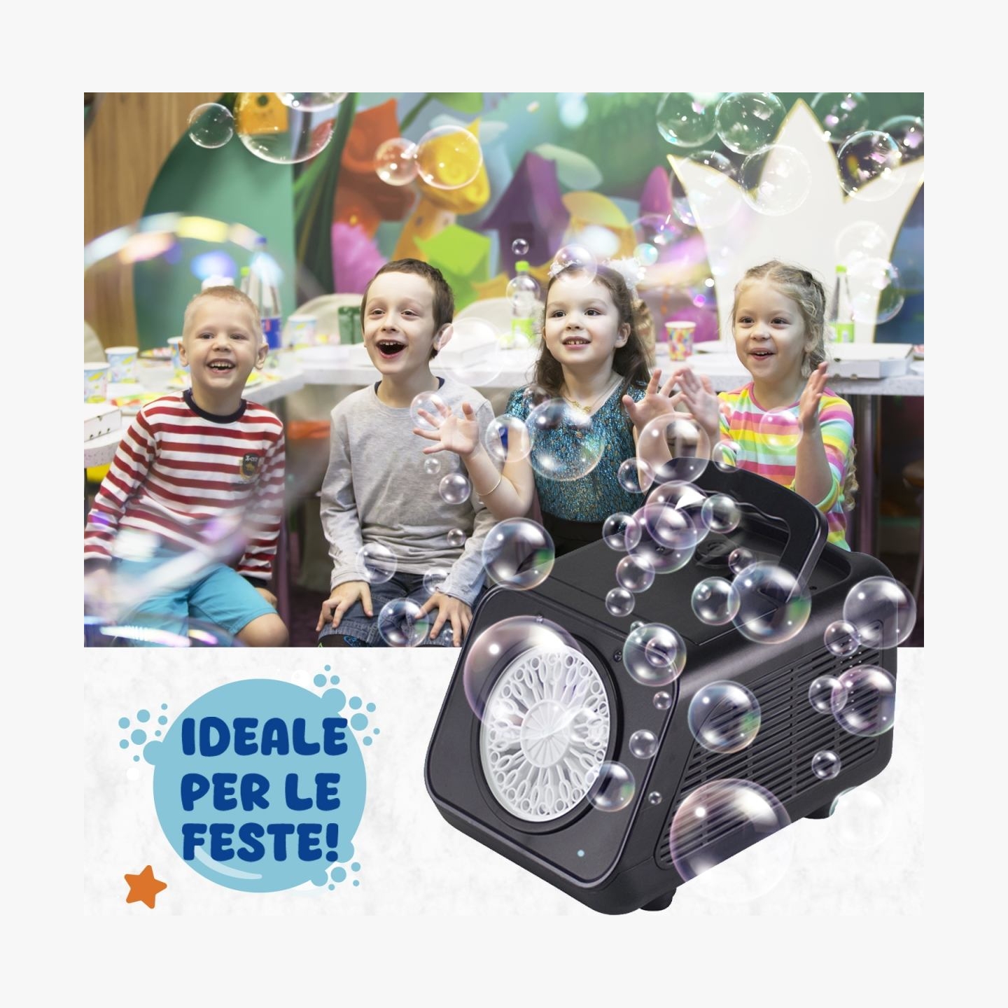 Koala Games G2500 Soap Bubble Machine