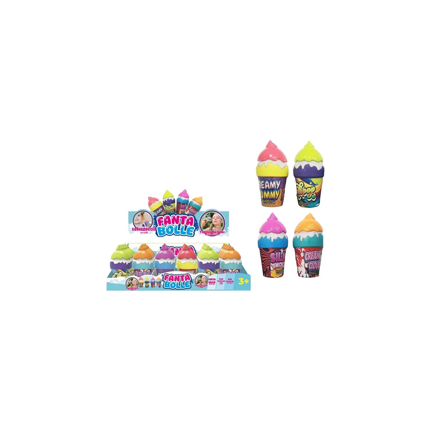 Koala Games G2660 Bubbles In An Ice Cream Cup-Shaped Container (Random Color)