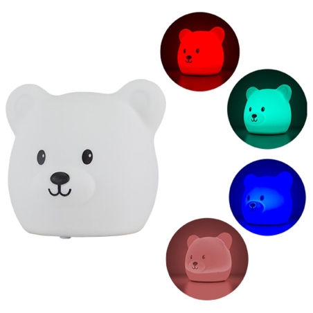 Koala Games G2535 Bear Rechargeable Silicone Lamp