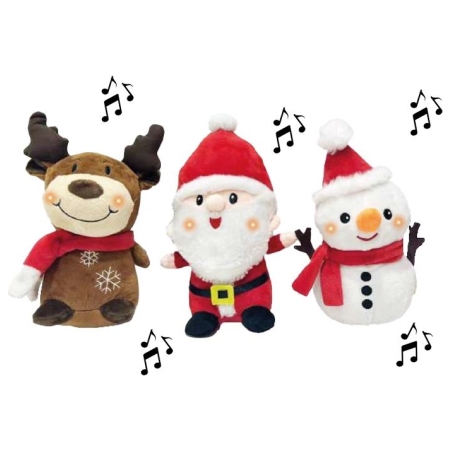 Koala Games G2586 Christmas Danging, Singins  & Lighting Plushes 24 cm