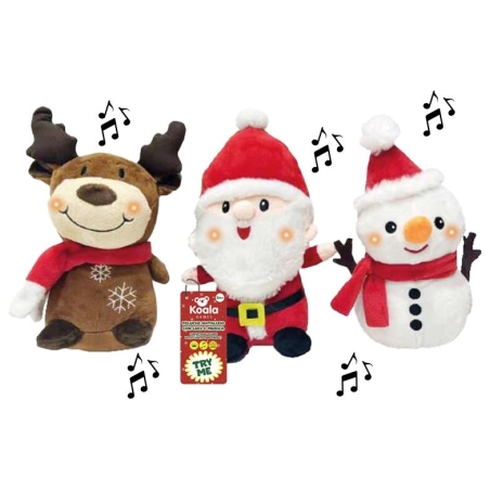 Koala Games G2586 Christmas Danging, Singins  & Lighting Plushes 24 cm