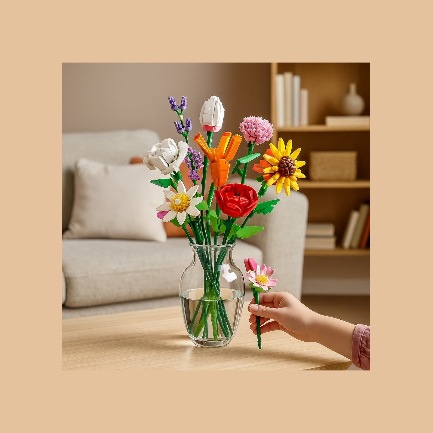 Koala Games G2672 Flowers  Blocks (Random Color)
