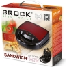 Brock SSM 2001 RD Sandwich Toaster 750W,Red