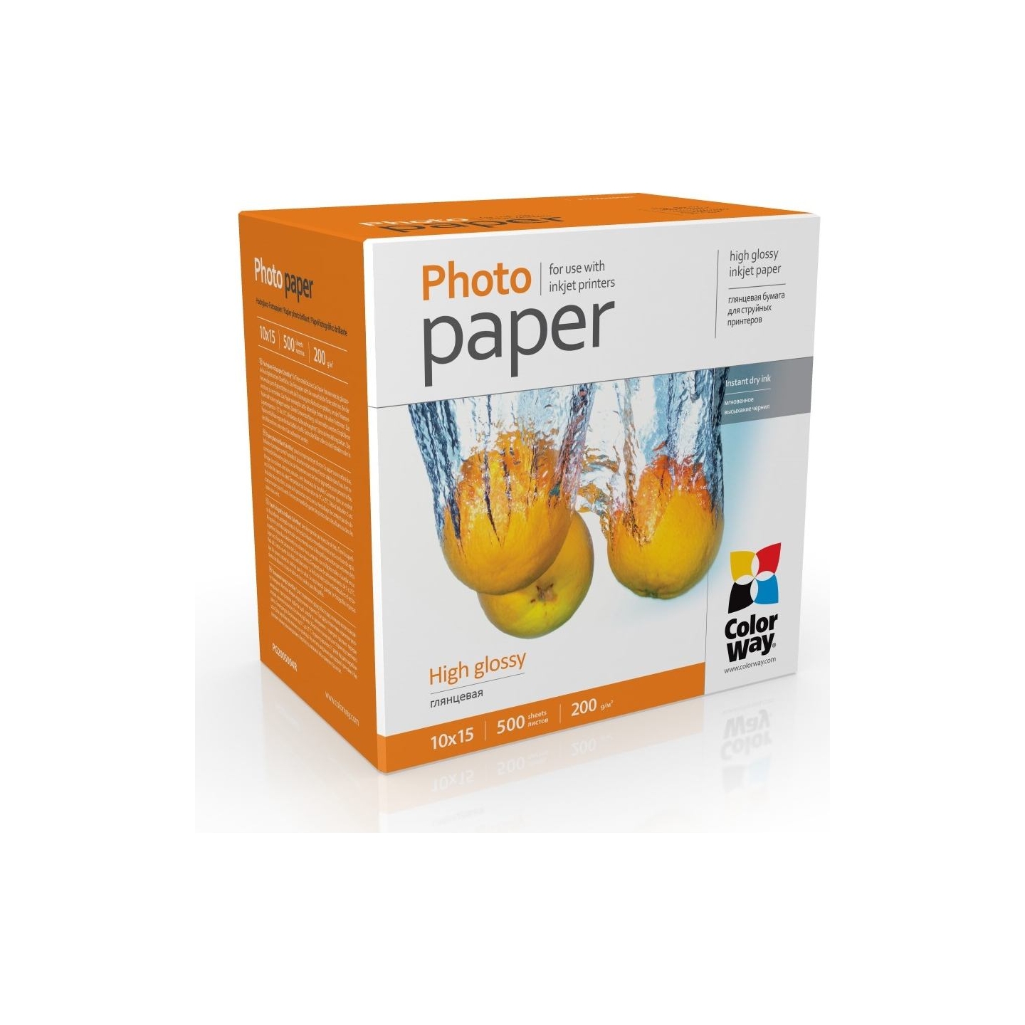 Colorway Photo Paper, 500 sheets | High Glossy | 200 g/m² | 10x15