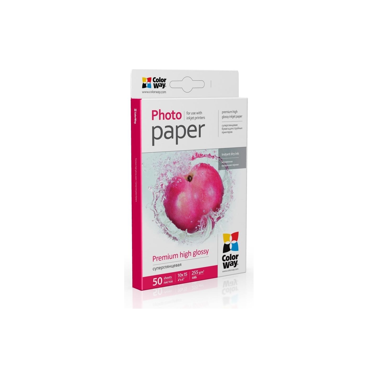 Colorway Photo Paper, 50 sheets | Premium High Glossy | 255 g/m² | 10x15