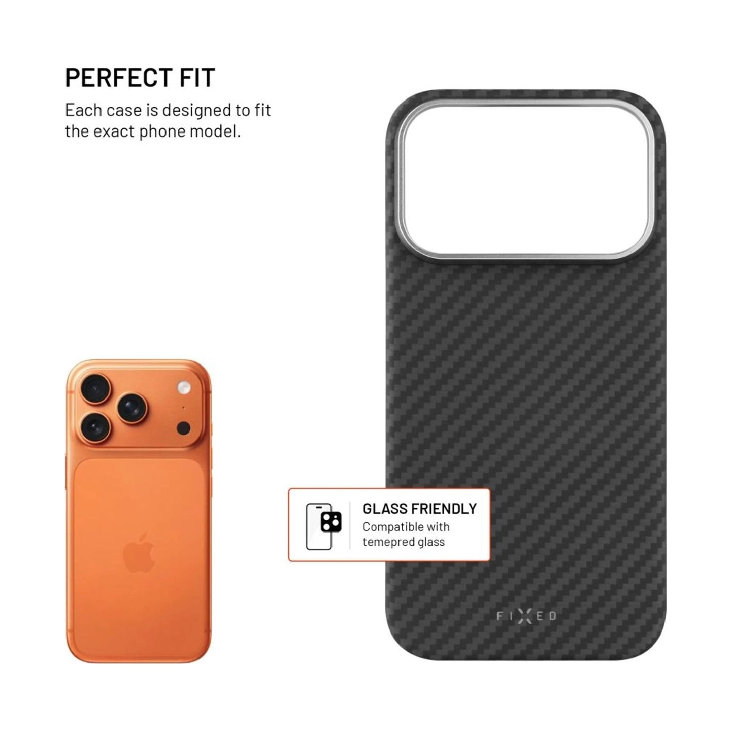 Fixed MagVelar | Back cover | Apple | iPhone 17 Pro | Aramid | Black | MagSafe Support