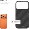 Fixed MagVelar | Back cover | Apple | iPhone 17 Pro | Aramid | Black | MagSafe Support