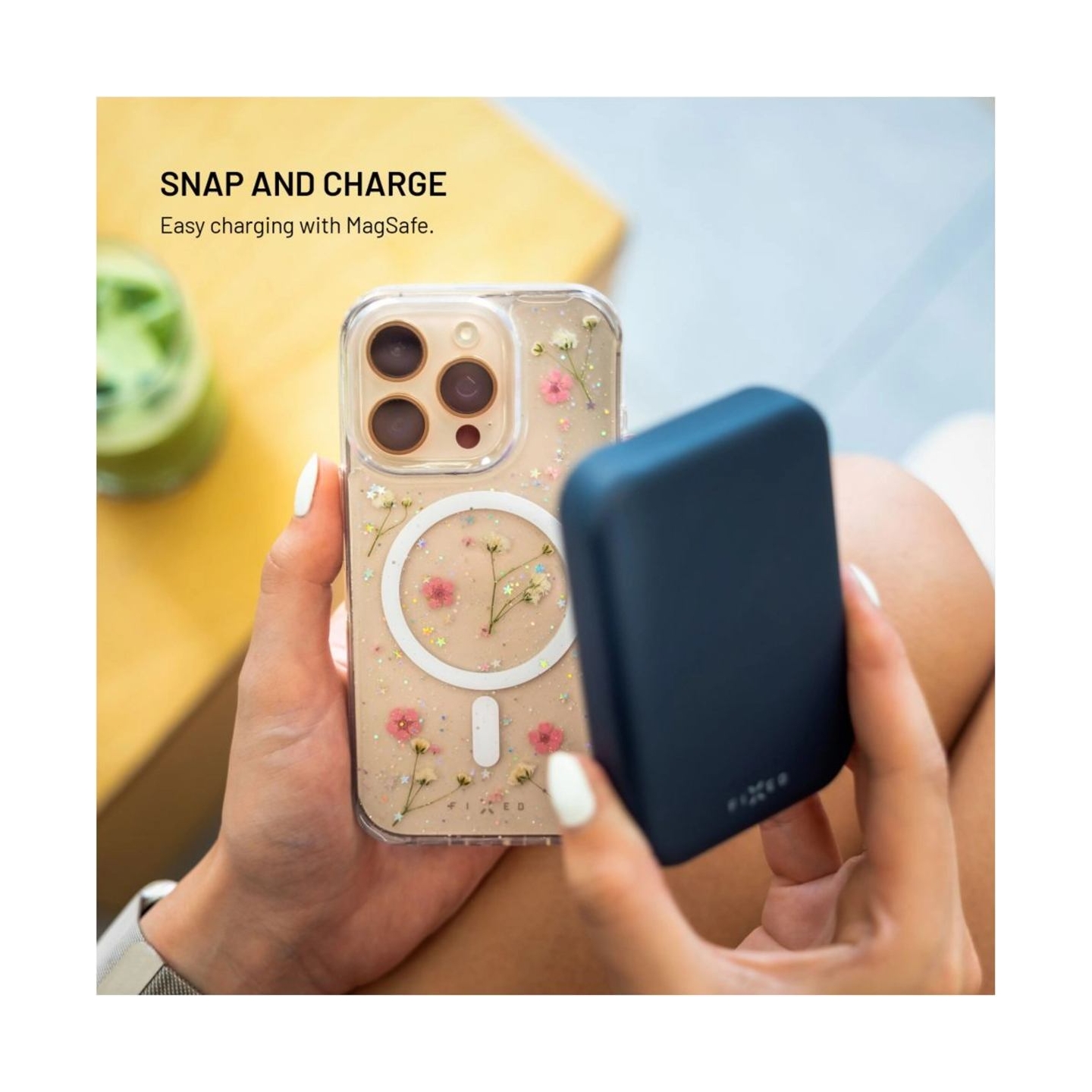 Fixed MagBloom | Back cover | Apple | iPhone 17 Pro | TPU | Blush Plum